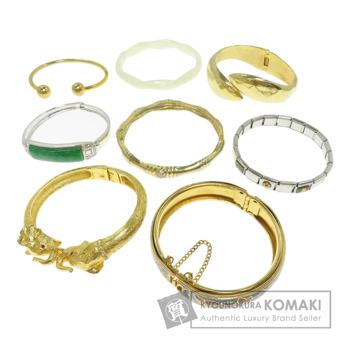 8 piece set Bracelet Bracelet Metal 48.5g　Ladies