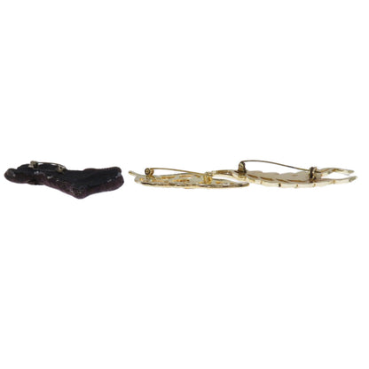 10-piece set Brooch Metal Plastic 45.6g　Ladies