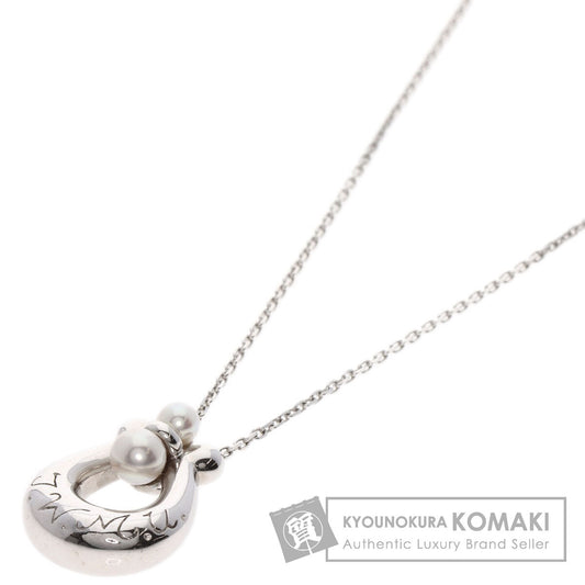 MIKIMOTO   Necklace Pearl Pearl K18 White Gold Ladies