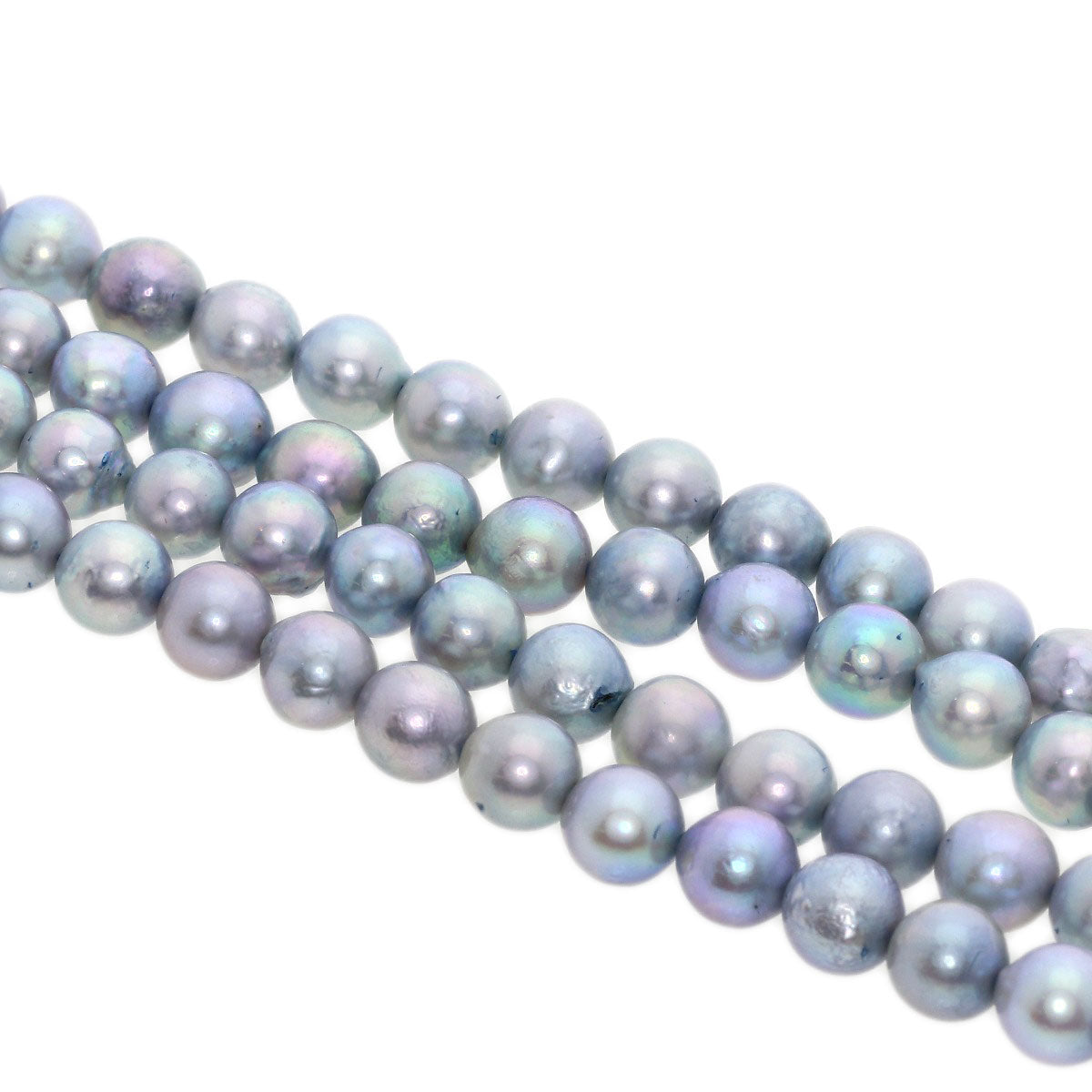 Akoya pearl Pearl Necklace Silver  67.4g　Ladies