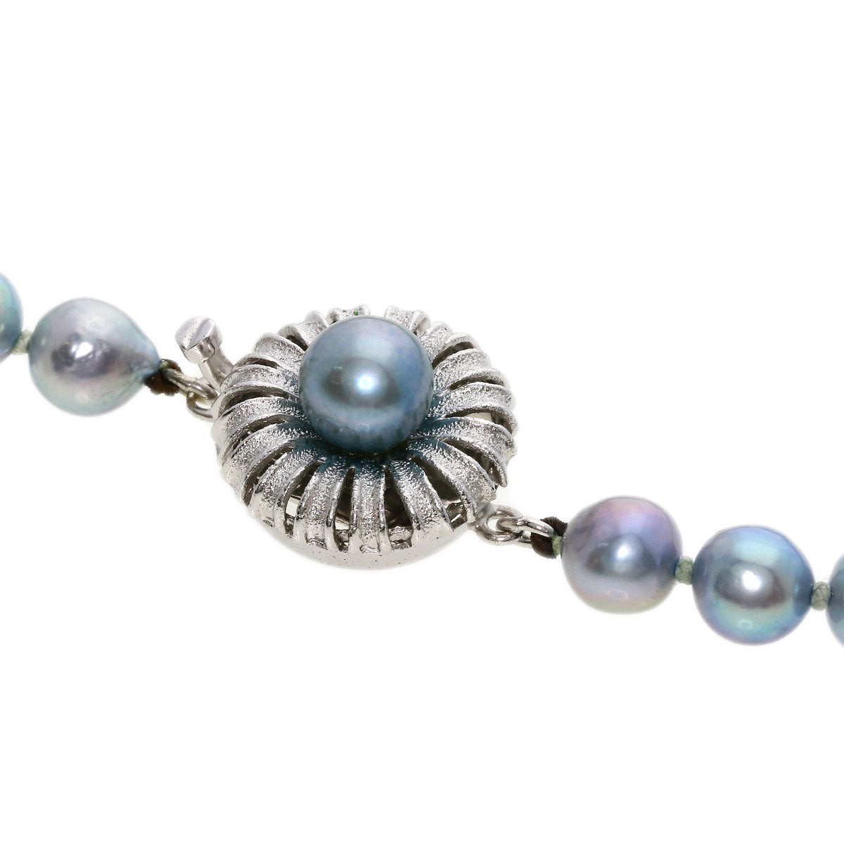 Akoya pearl Pearl Necklace Silver  67.4g　Ladies