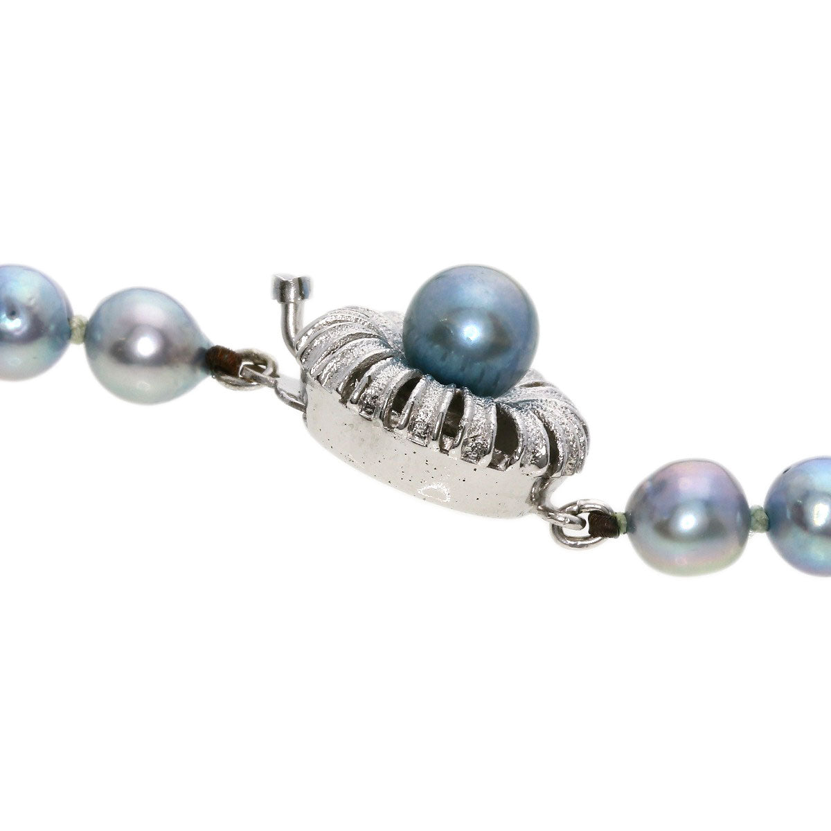Akoya pearl Pearl Necklace Silver  67.4g　Ladies