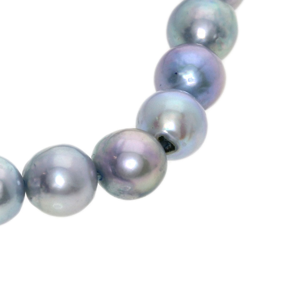 Akoya pearl Pearl Necklace Silver  67.4g　Ladies