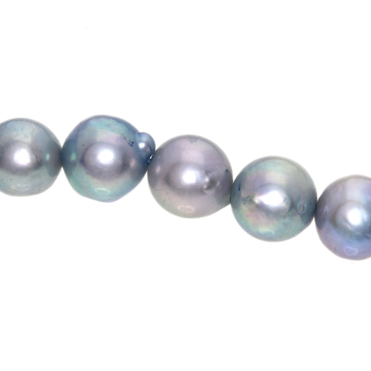 Akoya pearl Pearl Necklace Silver  67.4g　Ladies