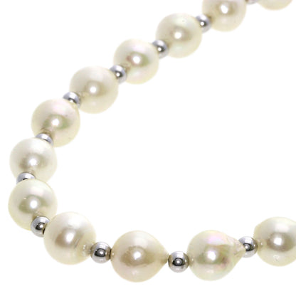 Akoya Baroque Pearl Pearl Necklace Silver  26.3g　Ladies