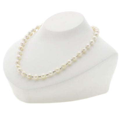 Akoya Baroque Pearl Pearl Necklace Silver  26.3g　Ladies