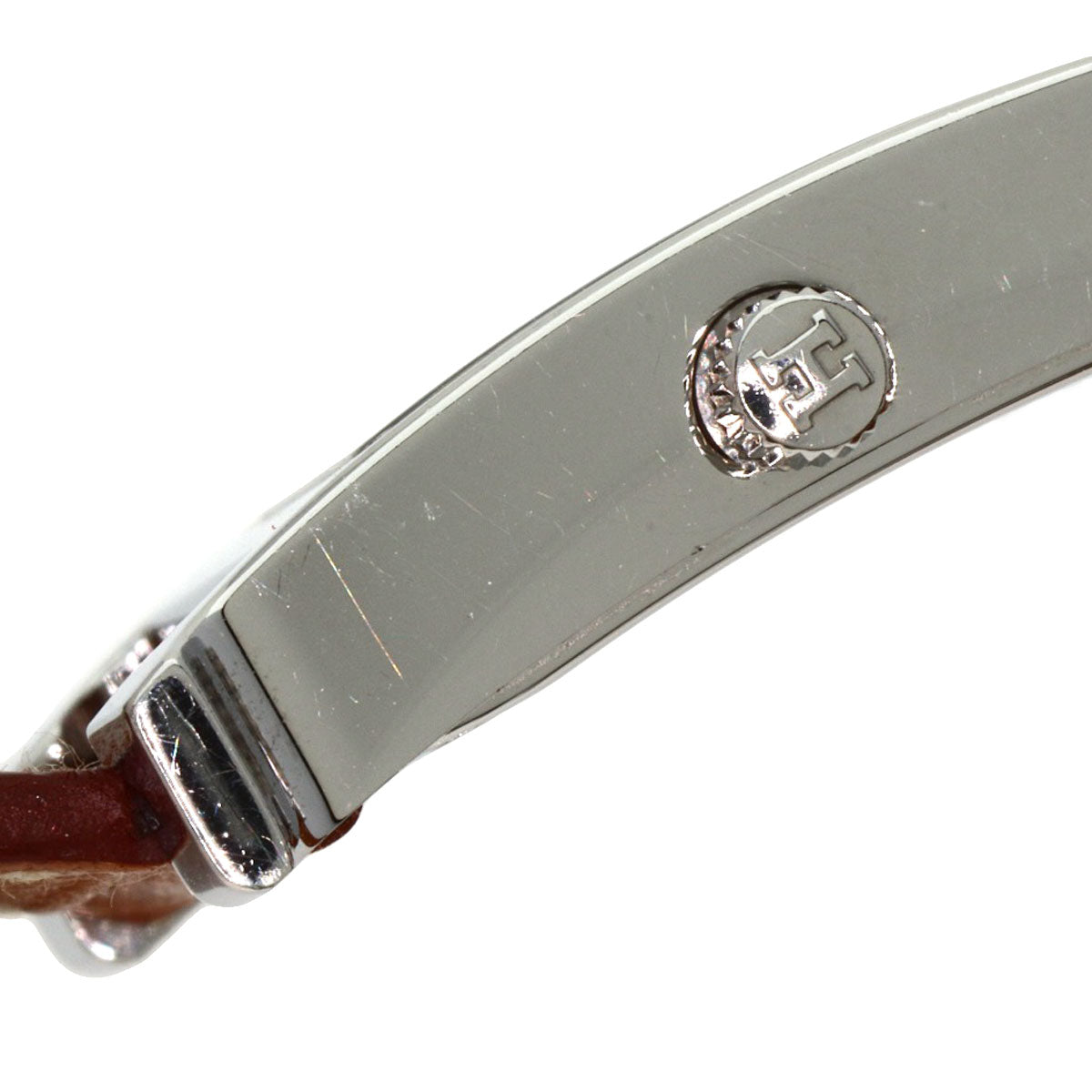 HERMES H watch Deburuturu Watches HH1.210 Stainless Steel/Leather Ladies