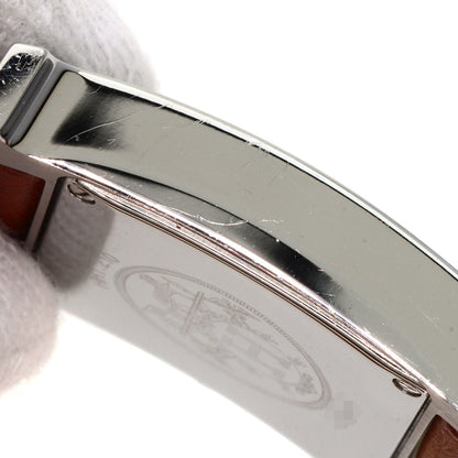 HERMES H watch Deburuturu Watches HH1.210 Stainless Steel/Leather Ladies