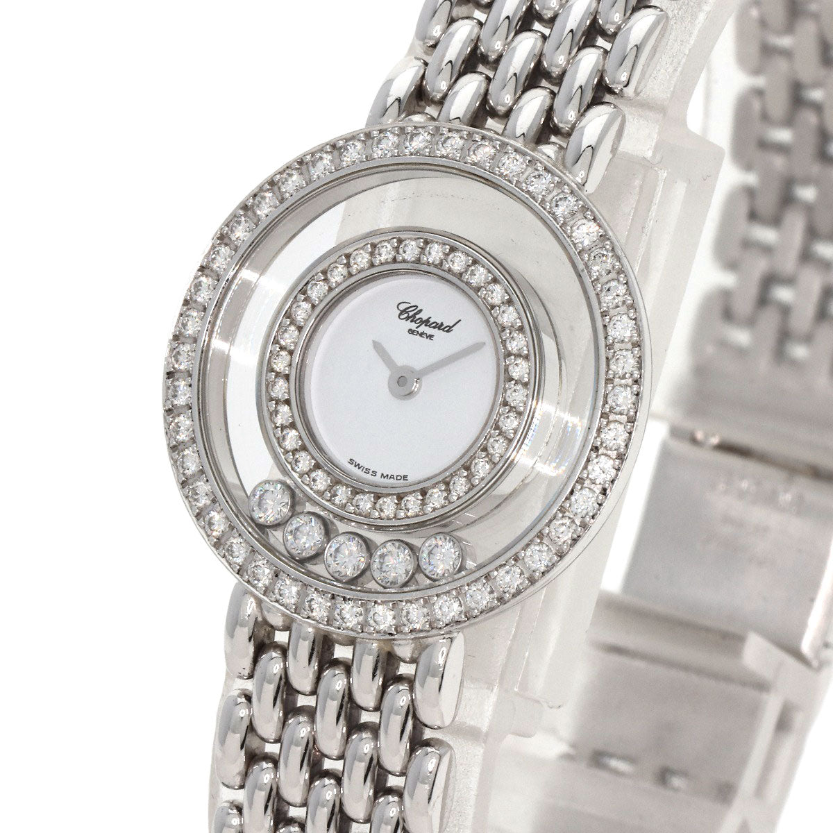 Chopard Happy diamond Watches 20/5691 K18 White Gold/K18 White Gold Ladies