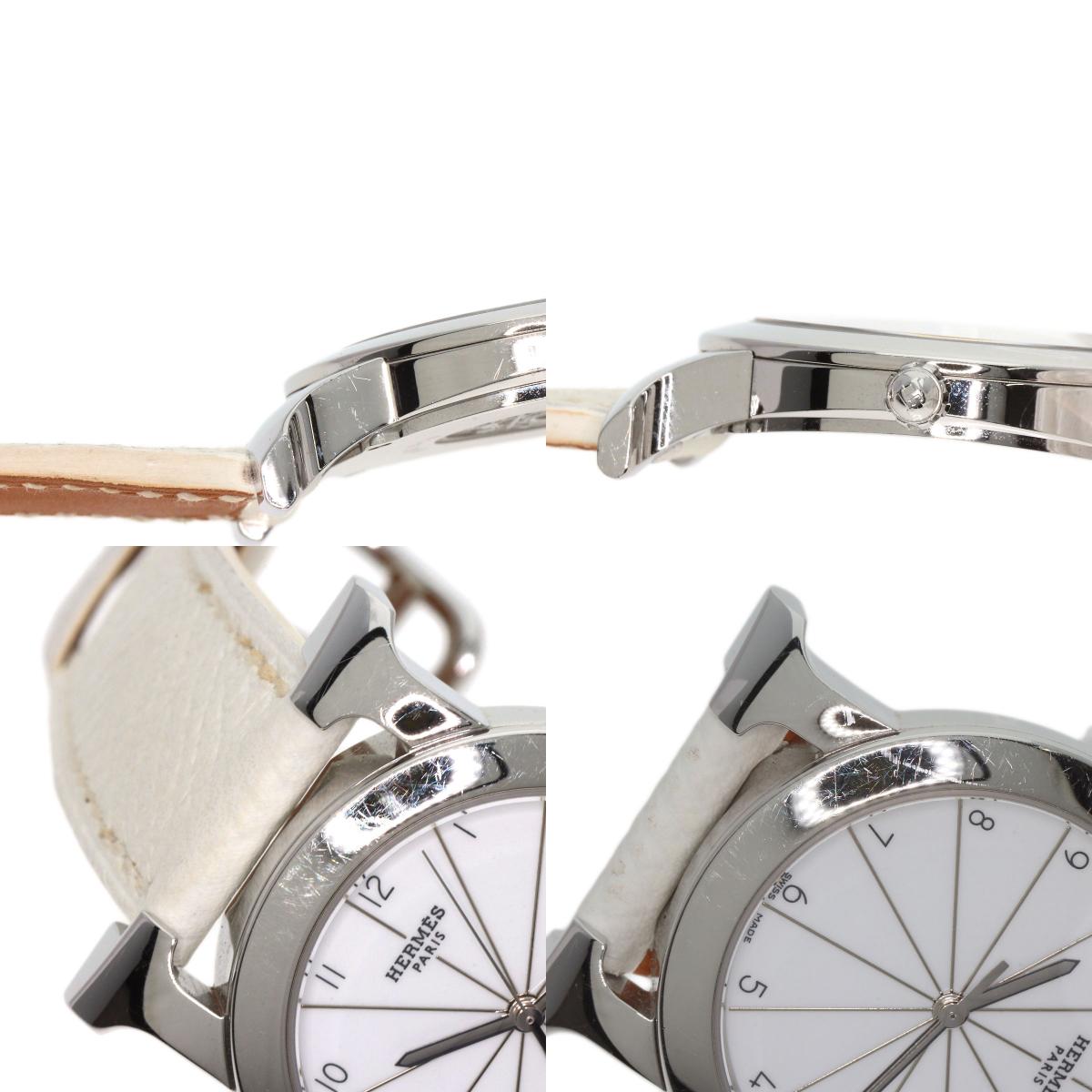 HERMES H watch Rondo Watches HR1.510 Stainless Steel/Leather Ladies