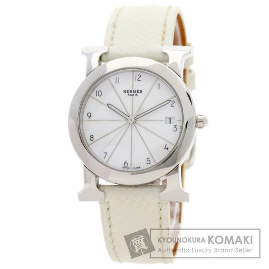 HERMES H watch Rondo Watches HR1.510 Stainless Steel/Leather Ladies