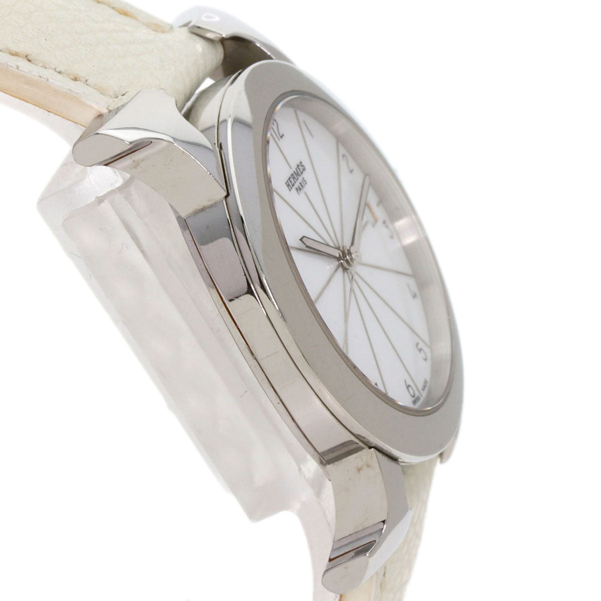 HERMES H watch Rondo Watches HR1.510 Stainless Steel/Leather Ladies