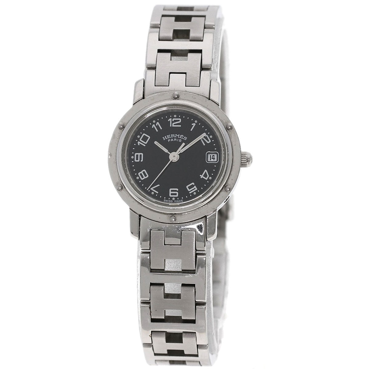 HERMES Clipper Watches CL4.210 Stainless Steel/Stainless Steel Ladies