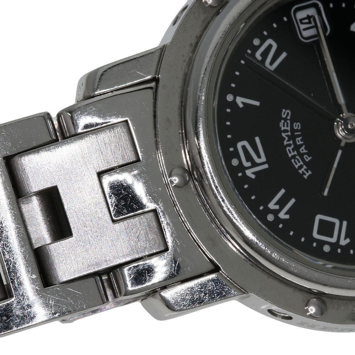 HERMES Clipper Watches CL4.210 Stainless Steel/Stainless Steel Ladies