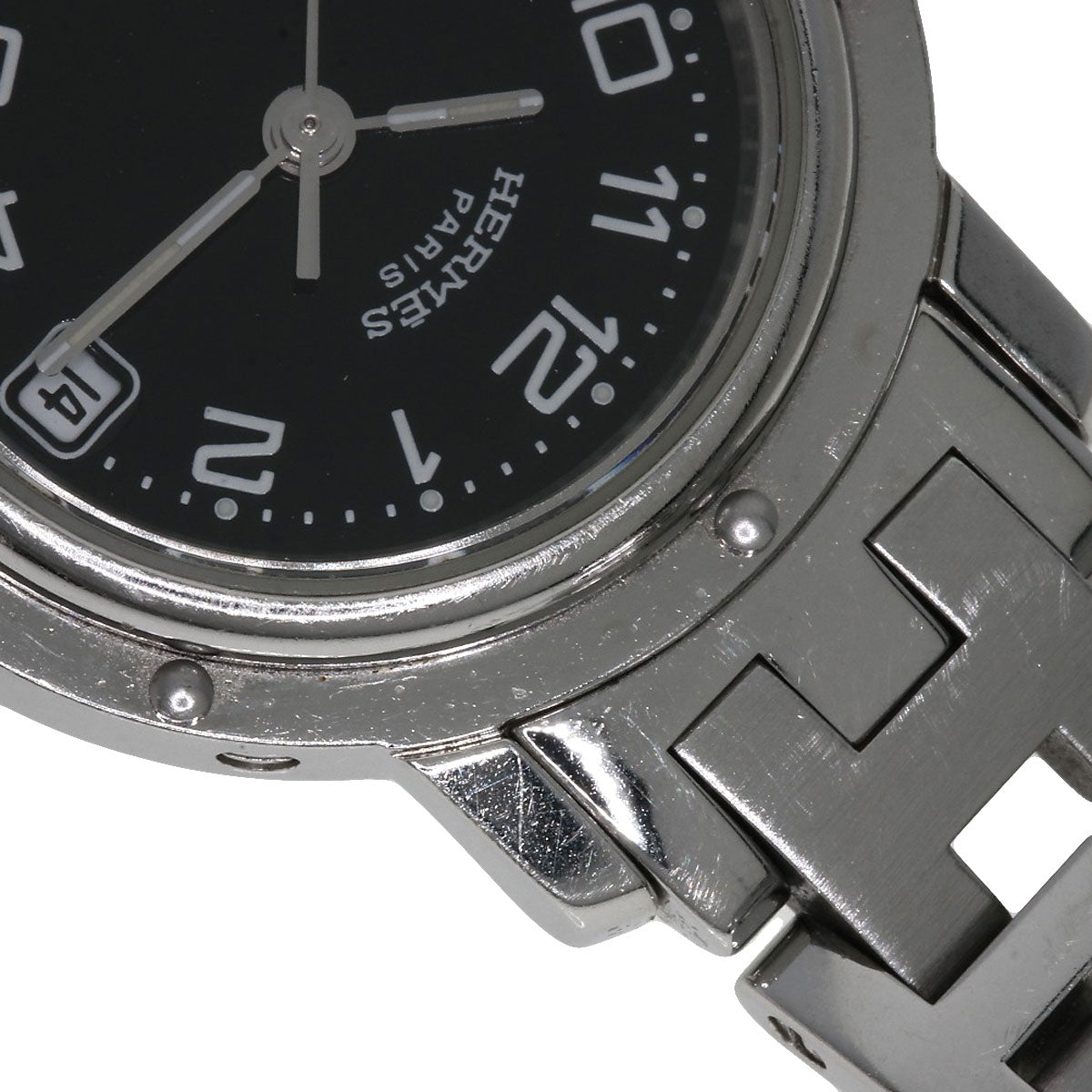 HERMES Clipper Watches CL4.210 Stainless Steel/Stainless Steel Ladies