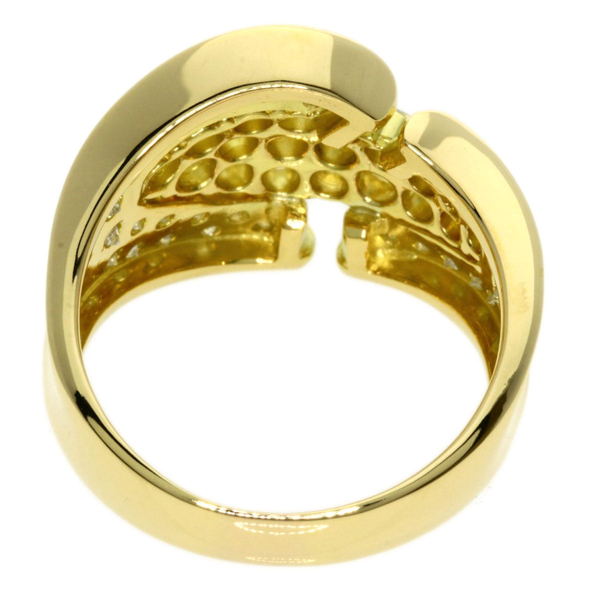 1.46ct Diamond Ring K18 Yellow Gold  8.6g　Ladies