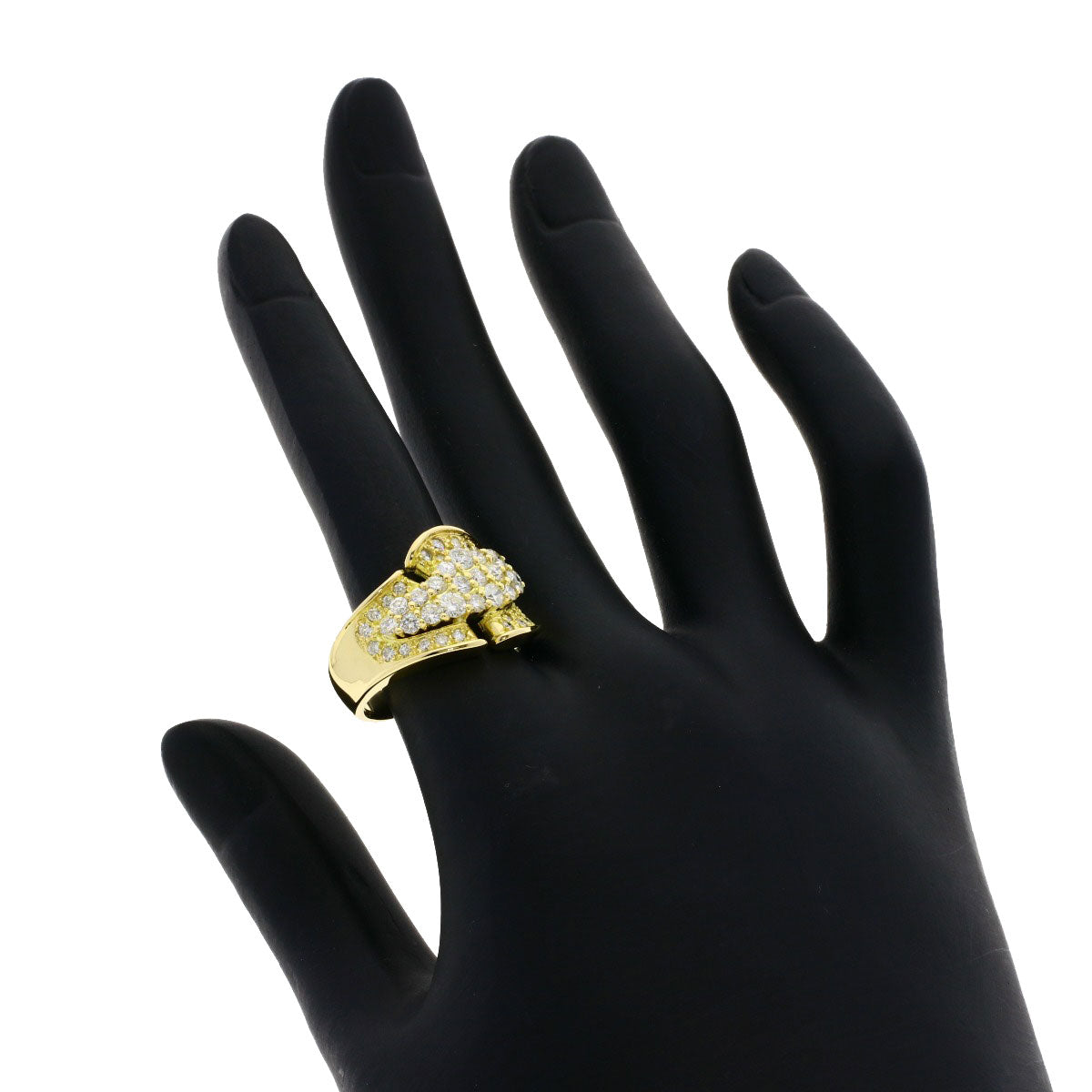 1.46ct Diamond Ring K18 Yellow Gold  8.6g　Ladies