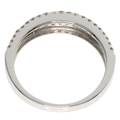 0.454ct Diamond Ring K18 White Gold  2.7g　Ladies