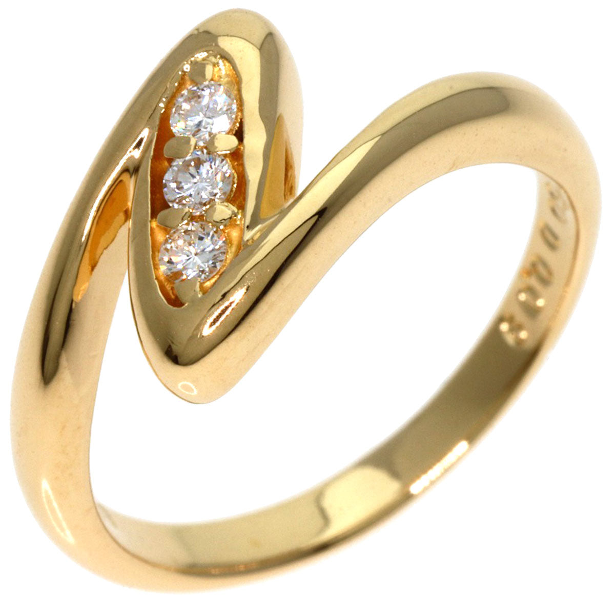 POLA   Ring Diamond K18 Yellow Gold Ladies