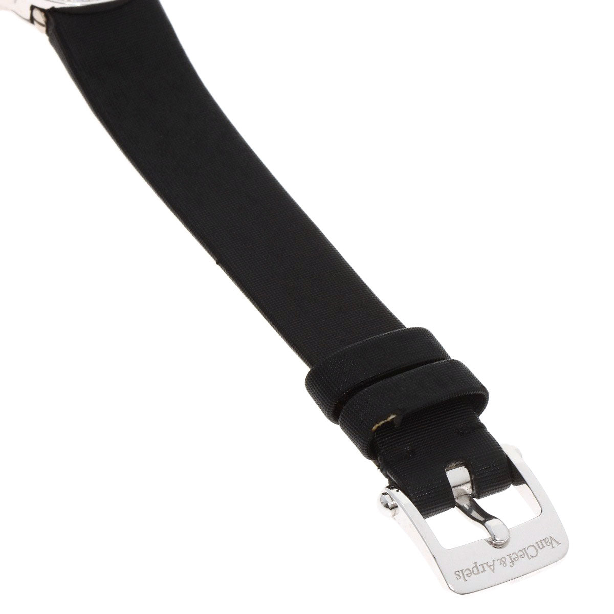 Van Cleef & Arpels Alhambra small model Watches VCARM95800 K18 White Gold/Satin Ladies