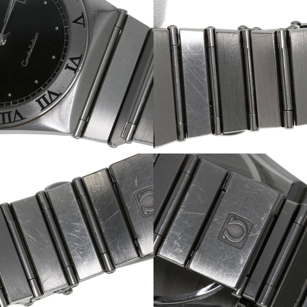 OMEGA Constellation flat bezel Watches Stainless Steel/Stainless Steel mens