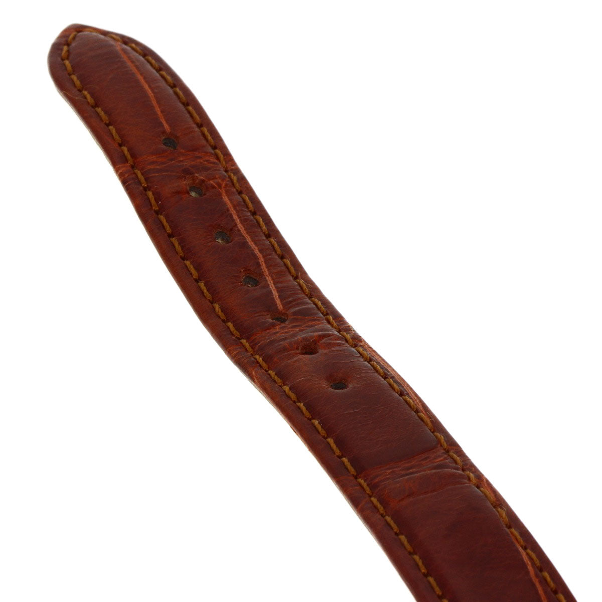 CARTIER Tank American SM Watches W2601556 K18 Yellow Gold/Leather Ladies