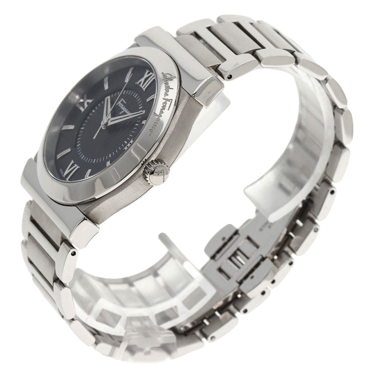 Salvatore Ferragamo Round face Watches FI0940015 Stainless Steel/Stainless Steel mens