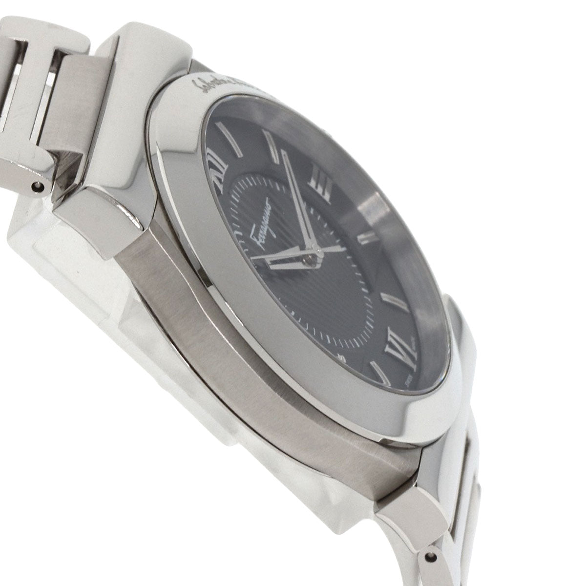 Salvatore Ferragamo Round face Watches FI0940015 Stainless Steel/Stainless Steel mens