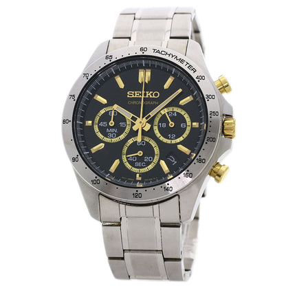 SEIKO Selection Spirit 8T Chrono Watches SBTR015 Stainless Steel/Stainless Steel mens