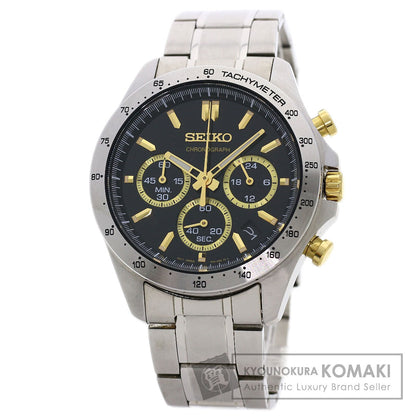 SEIKO Selection Spirit 8T Chrono Watches SBTR015 Stainless Steel/Stainless Steel mens