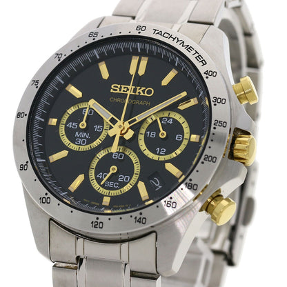 SEIKO Selection Spirit 8T Chrono Watches SBTR015 Stainless Steel/Stainless Steel mens