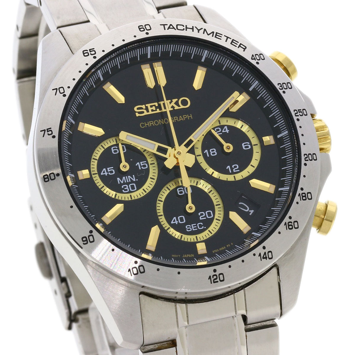 SEIKO Selection Spirit 8T Chrono Watches SBTR015 Stainless Steel/Stainless Steel mens