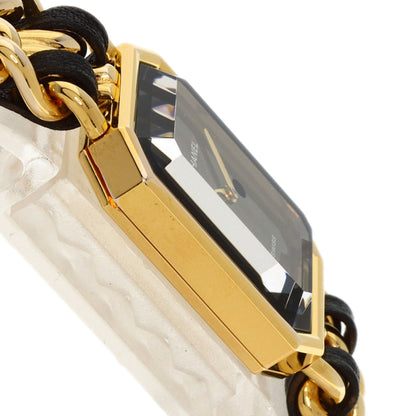 CHANEL Premiere Watches H0001 Gold Plated/Leather Ladies