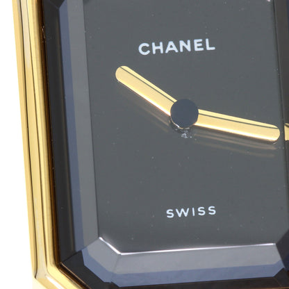 CHANEL Premiere M Watches H0001 Gold Plated/GPxLeather Ladies