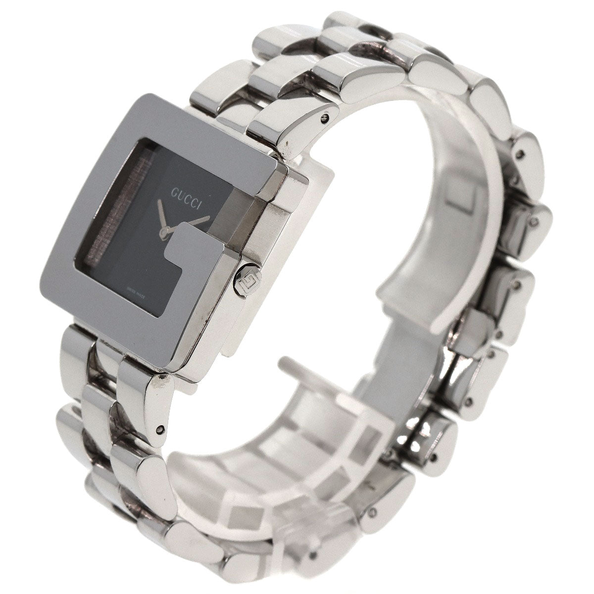 GUCCI Square face Watches 3600M Stainless Steel/Stainless Steel mens