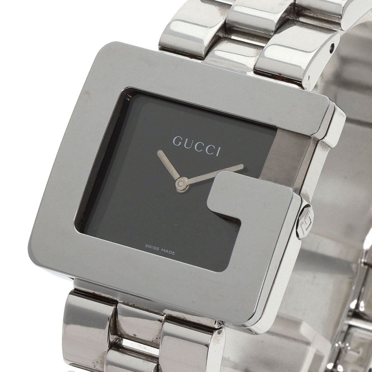 GUCCI Square face Watches 3600M Stainless Steel/Stainless Steel mens