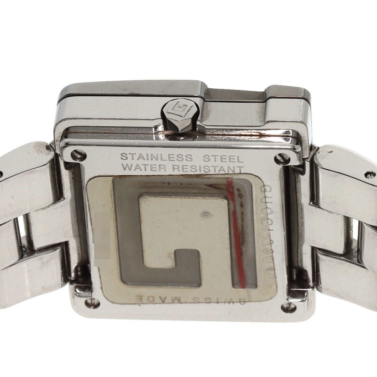 GUCCI Square face Watches 3600M Stainless Steel/Stainless Steel mens