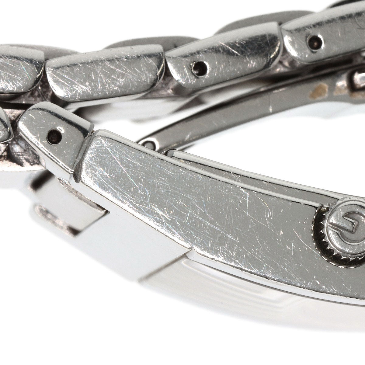 GUCCI Square face Watches 7700M Stainless Steel/Stainless Steel mens