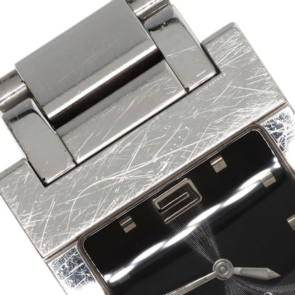 GUCCI Square face Watches 7700M Stainless Steel/Stainless Steel mens