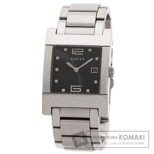 GUCCI Square face Watches 7700M Stainless Steel/Stainless Steel mens