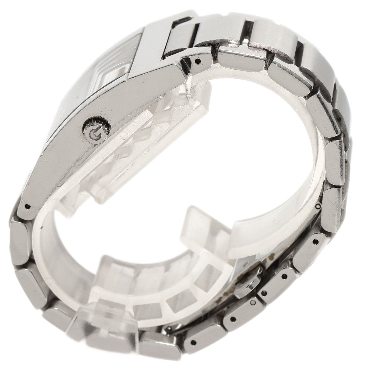 GUCCI Square face Watches 7700M Stainless Steel/Stainless Steel mens