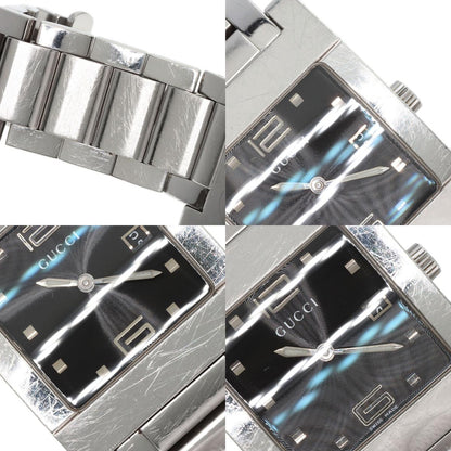 GUCCI Square face Watches 7700M Stainless Steel/Stainless Steel mens