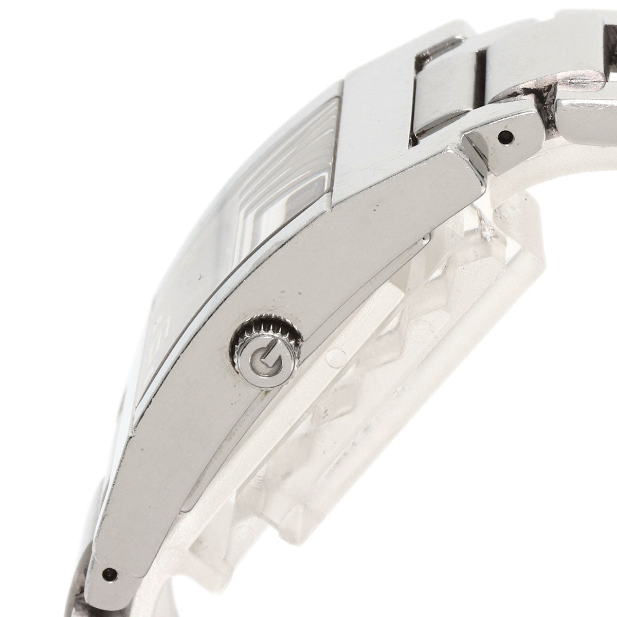 GUCCI Square face Watches 7700M Stainless Steel/Stainless Steel mens