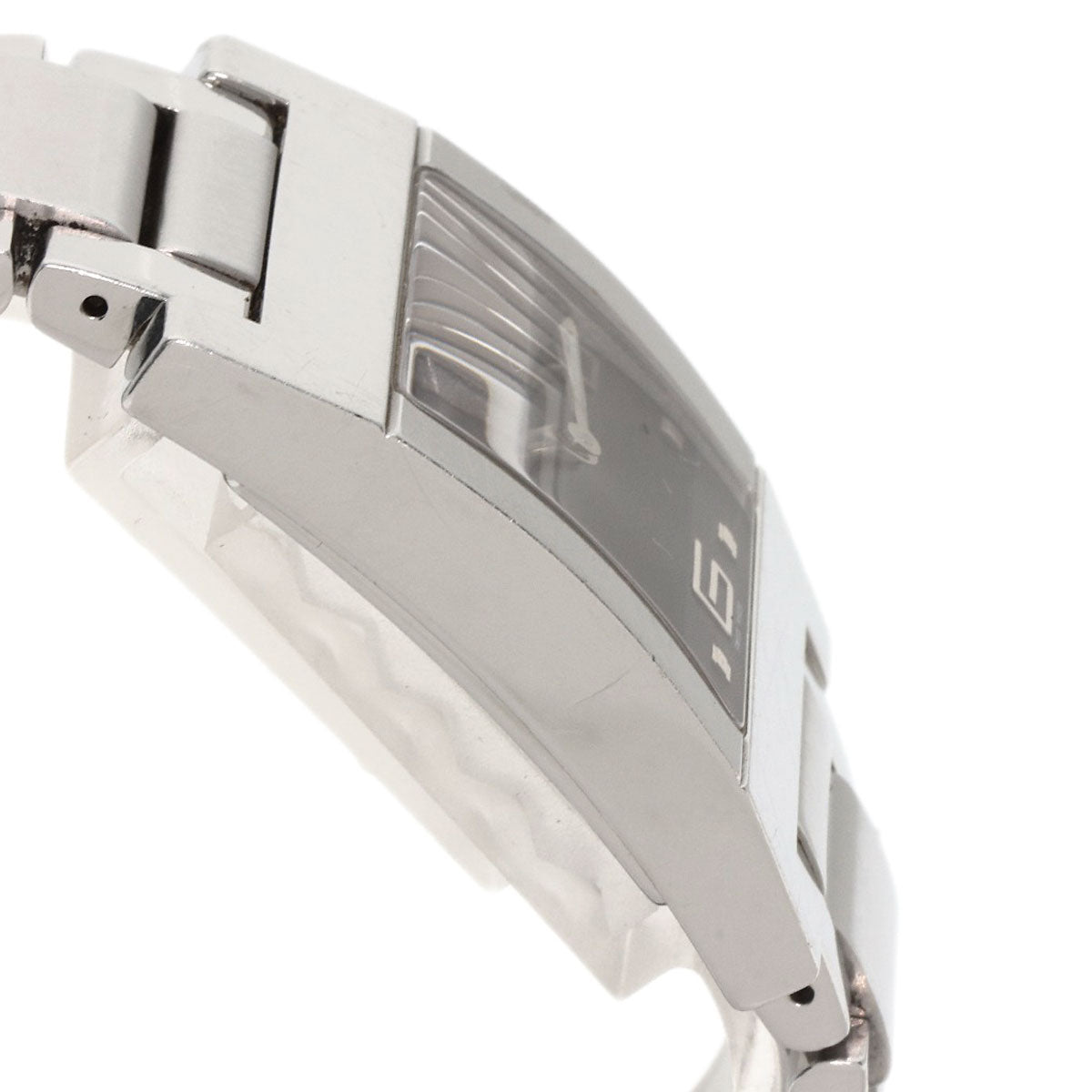 GUCCI Square face Watches 7700M Stainless Steel/Stainless Steel mens