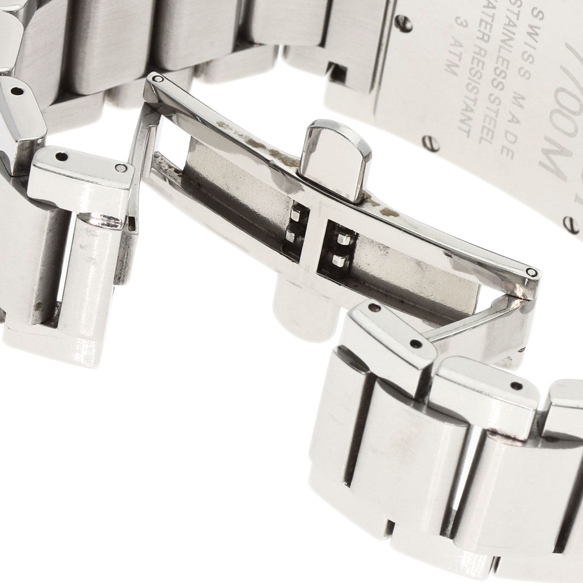 GUCCI Square face Watches 7700M Stainless Steel/Stainless Steel mens