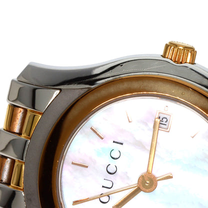 GUCCI Round face Watches 5500L Stainless Steel/SSxGP Ladies