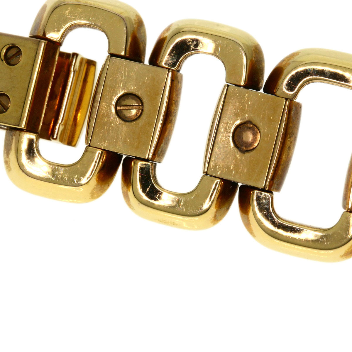 GUCCI G Collection 3P Diamond Square Watches 125.5 Gold Plated/Gold Plated Ladies