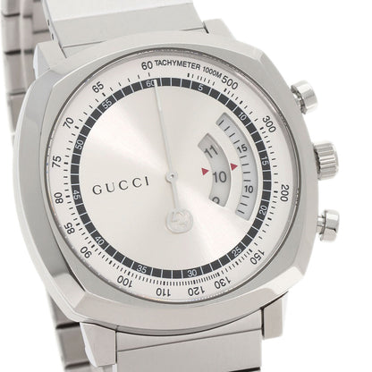 GUCCI Grip Chronograph Watches YA157302 Stainless Steel/Stainless Steel mens