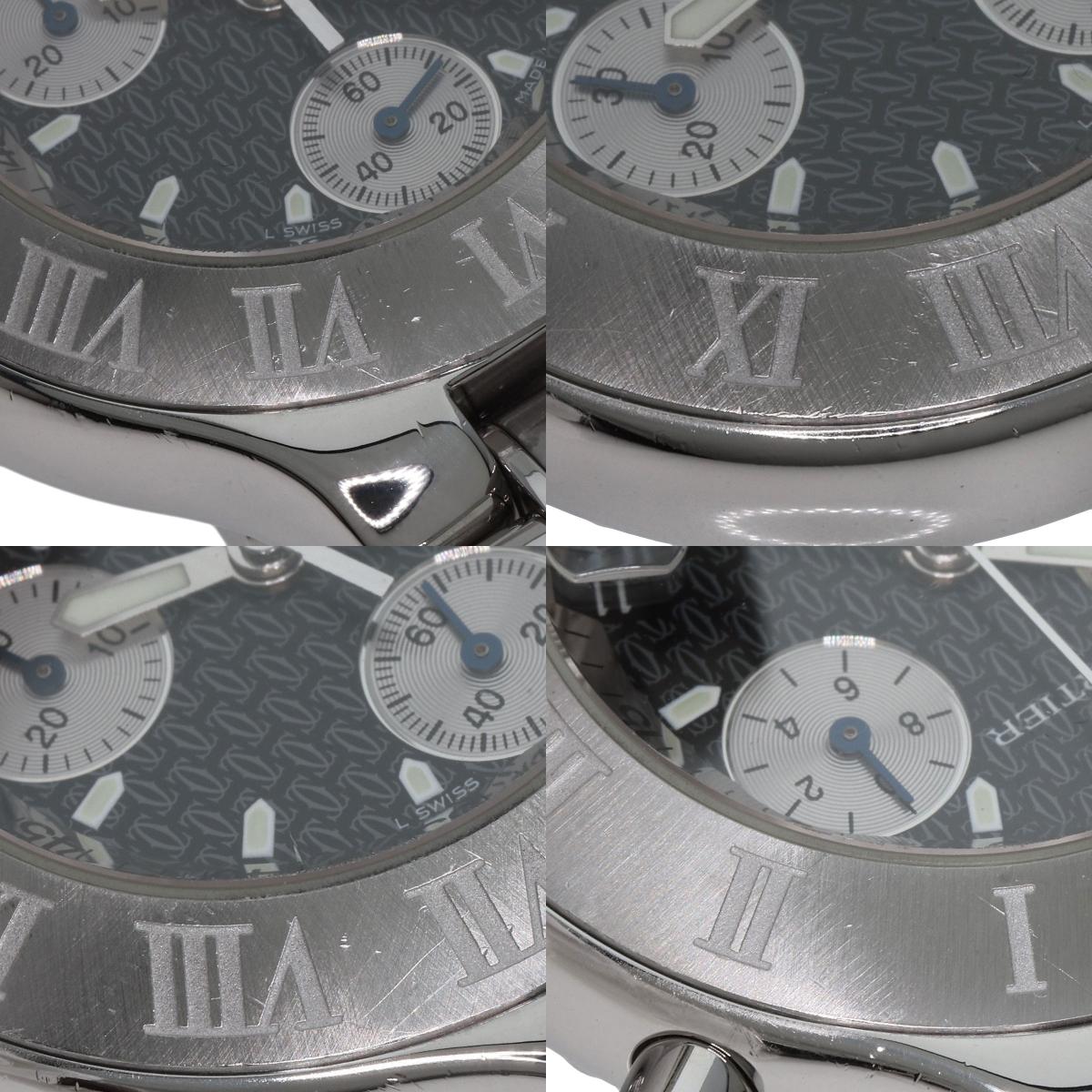 CARTIER CHRONOSCAPH DATE Watches W10172T2 Stainless Steel/Stainless Steel mens