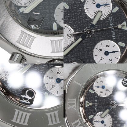 CARTIER CHRONOSCAPH DATE Watches W10172T2 Stainless Steel/Stainless Steel mens